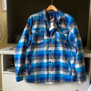 Men’s Quicksilver quilt lined jacket NWT